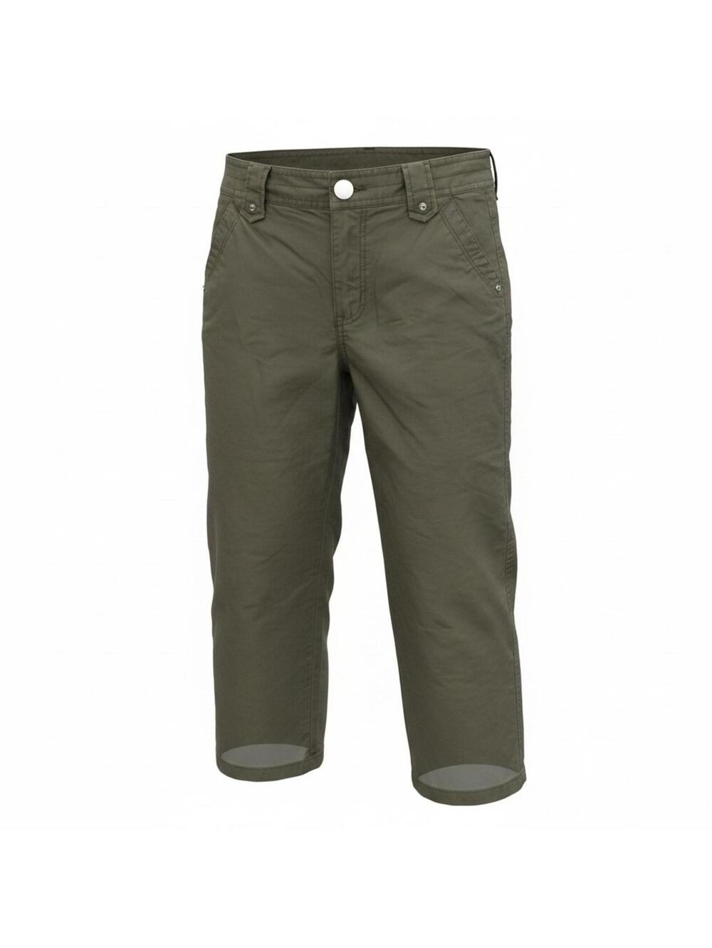 Ann Taylor Lindsay Capri Pants Olive Green Utility Crop